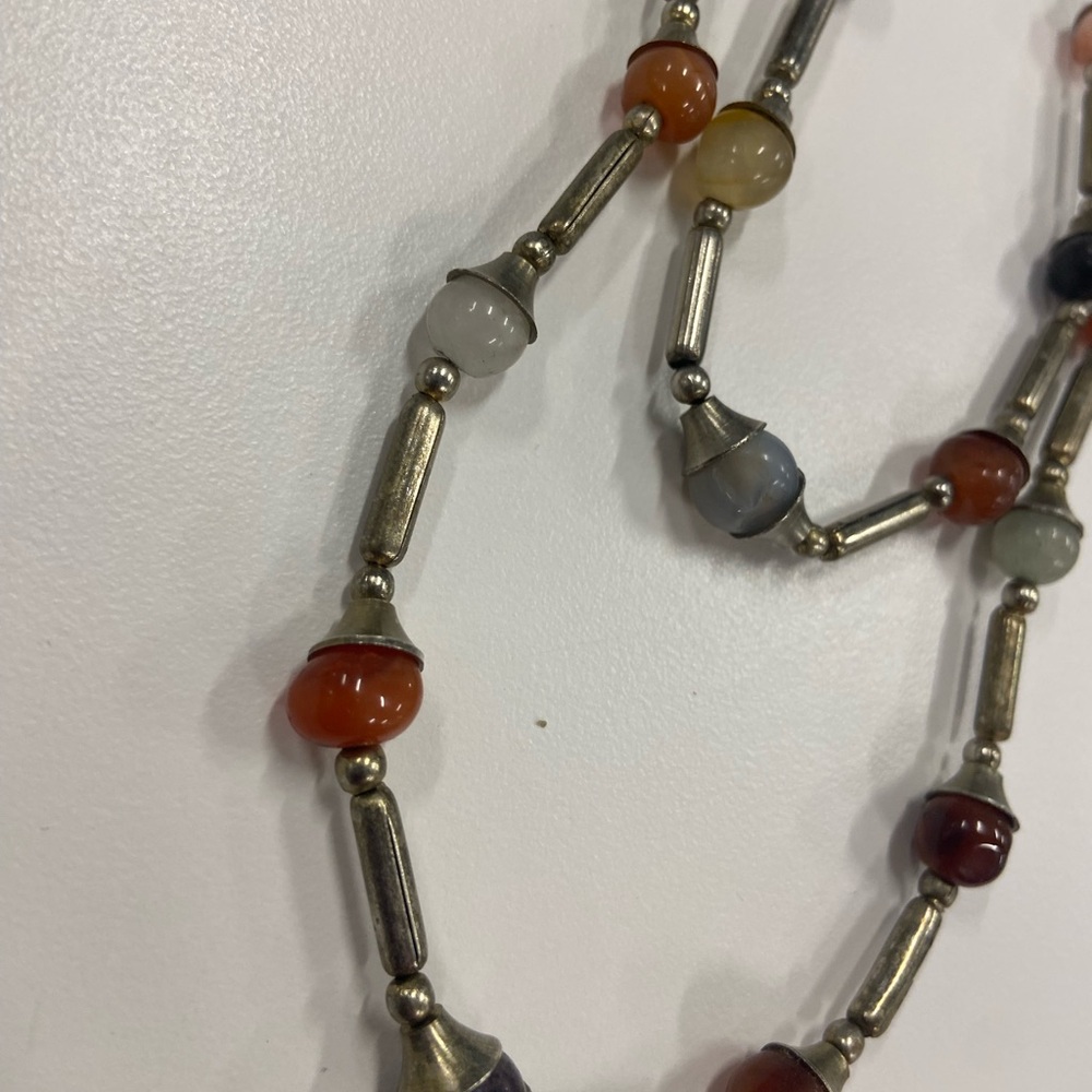 Elegant Multi-Color Beaded Necklace